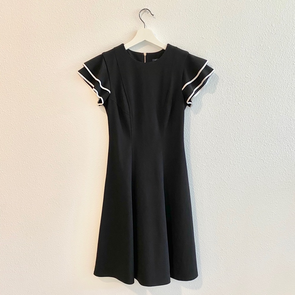 Tommy Hilfiger Ruffle Sleeve Dress